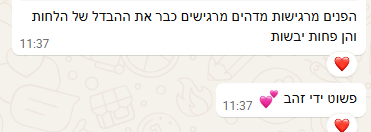 המלצה מהלנה גבאי, 21